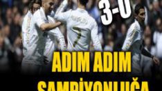 Adım adım şampiyonluğa: 3-0