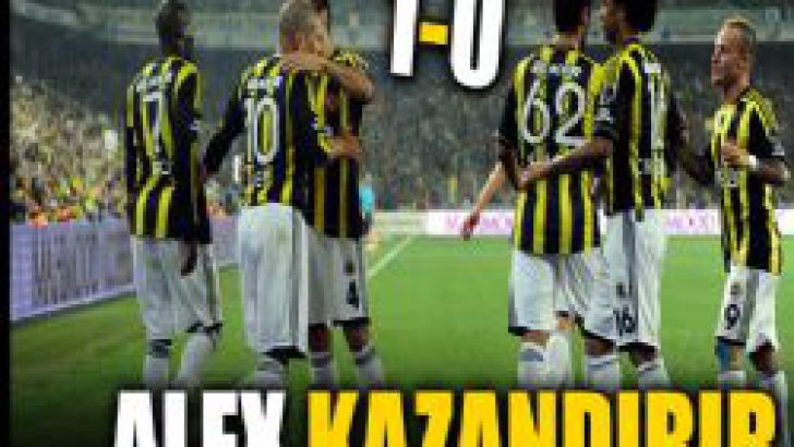 Alex kazandırır: 1-0