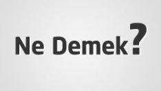 Ali Ne Demek