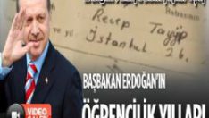 Başbakan Erdoğan öğrencilik yıllarını anlattı