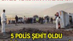 Bitlis’te mayın patlaması: 5 polis şehit!