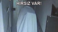 Çarşafı giyip hırsızlık yaptılar