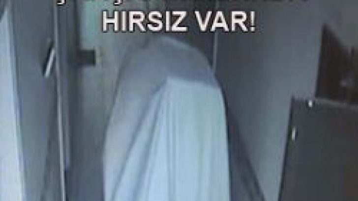 Çarşafı giyip hırsızlık yaptılar