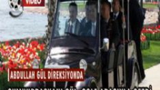 Cumhurbaşkanı Gül’ün golf aracı keyfi