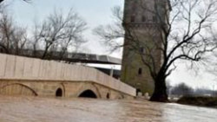 Edirne’de Nehir’ler taştı