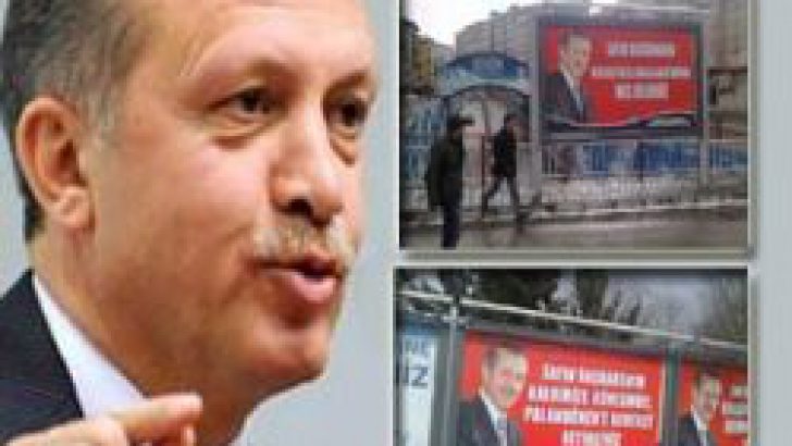 Erzurum Belediyesi’nin Erdoğan’a bilboard jesti!