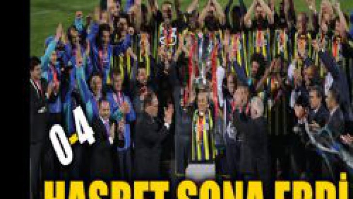 Fener’in kupa hasreti sona erdi: 0-4