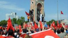 İstanbul Taksim’de şehitler için eylem