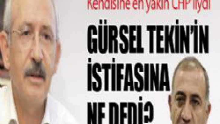 Kılıçdaroğlu’ndan Tekin’e ‘kişisel’ gönderme