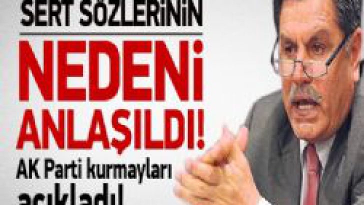 Kılıç’ın Ak Parti Eleştirisinin Sırrı Çözüldü