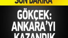 Melih Gökçek: Ankara’yı kazandık