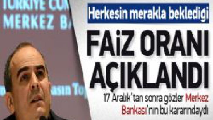 Merkez Bankası Faizlere Dokunmadı