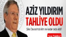 Şike Davası’nda karar: Aziz Yıldırım’a tahliye