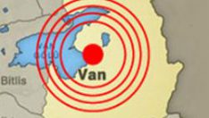 Van’da deprem meydana geldi