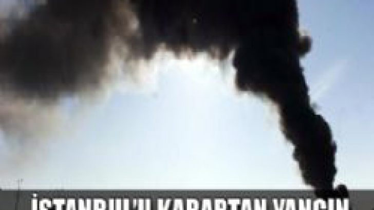 Zeytinburnu’nda fabrika yanıyor