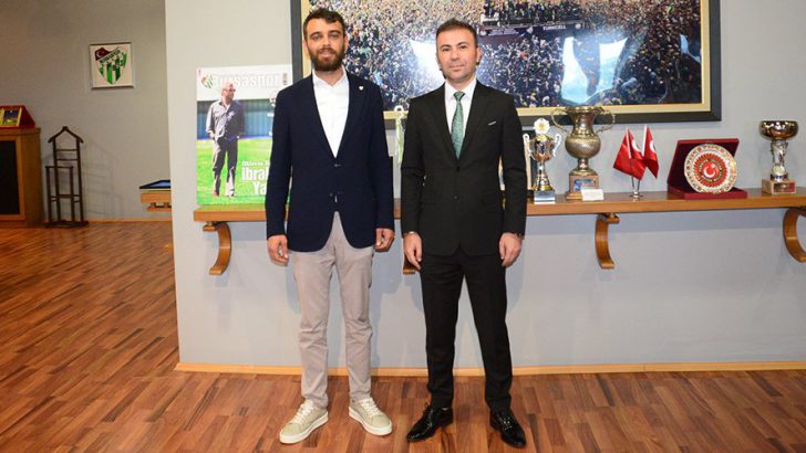 Fatih Kutlucan Bursaspor kulübünü Ziyaret Etti