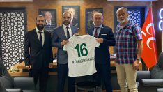 Bursaspor Yönetim Kurulundan, MHP Bursa İl Başkanlığı’na Ziyaret