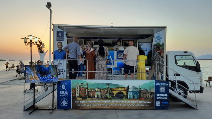 Bursa, Mobil Araçlarla Turistlere Tanıtılıyor