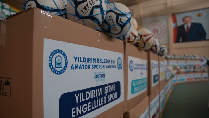 Yıldırım’dan Amatör Spor Kulüplerine Malzeme Desteği