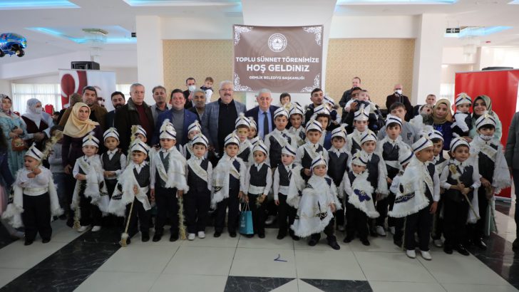 Gemlik Belediyesi’nin Toplu Sünnet Şöleninde Çocuklar Yetişkinliğe İlk Adımını Attı