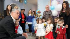 Mudanya Belediye Başkanı Deniz Dalgıçın İlk Bayramlaşması Çocuklarla